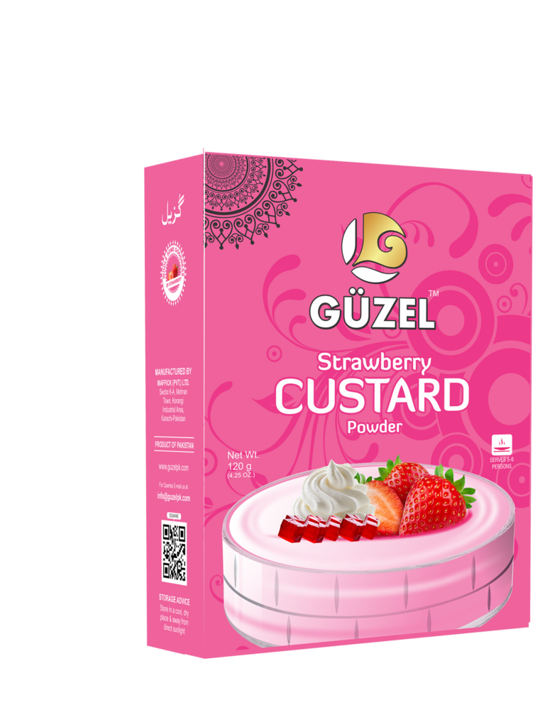 Guzel strawberry custard